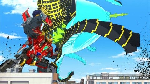 『ダイナゼノン』、第5話、ダイナゼノンVS怪獣