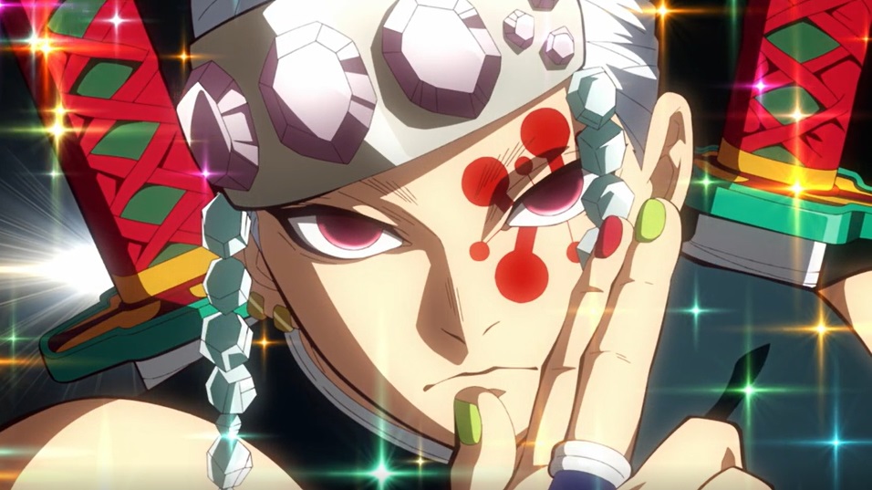 鬼滅の刃　遊郭編　2話　宇随天元　ドヤ顔