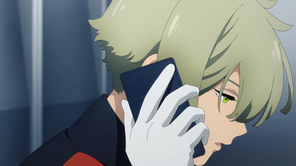 『水星の魔女』電話するエラン