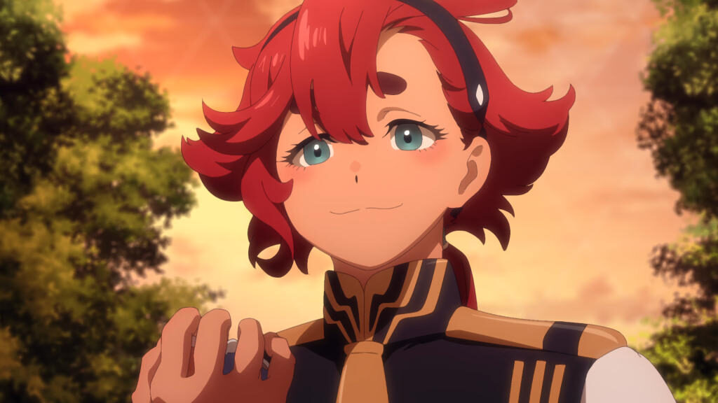 『水星の魔女』、喜ぶスレッタ